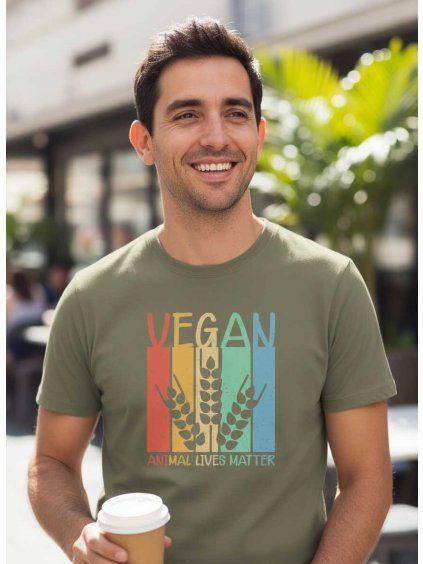 Dobrý triko pánské tričko vegan