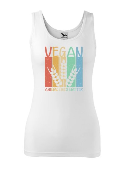 Dámské tílko s potiskem Vegan