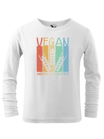 Dětské bavlněné triko Vegan