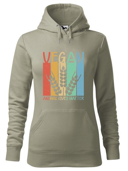 Dámská mikina s potiskem Vegan
