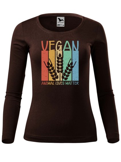 Dámské bavlněné triko Vegan