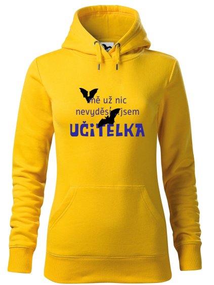 Dámská mikina s potiskem Jsem učitelka