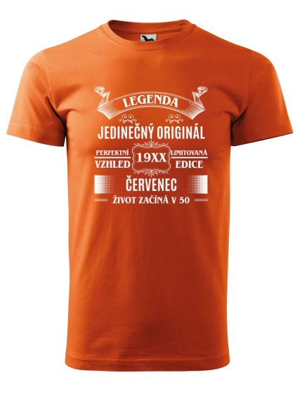 Pánské narozeninové tričko Jedinečný originál
