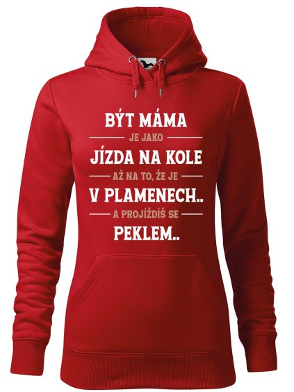 Dámská mikina s potiskem Být máma