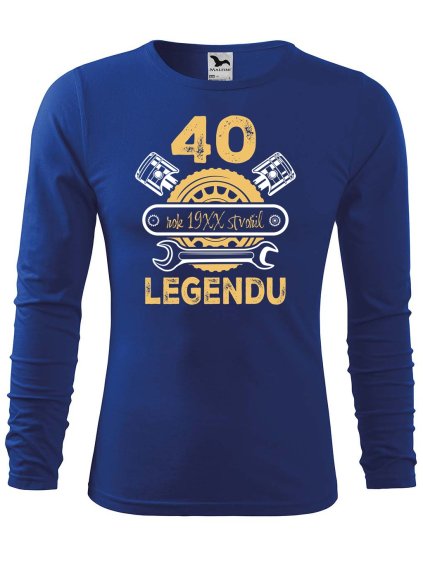 Pánské bavlněné triko 40 let legenda