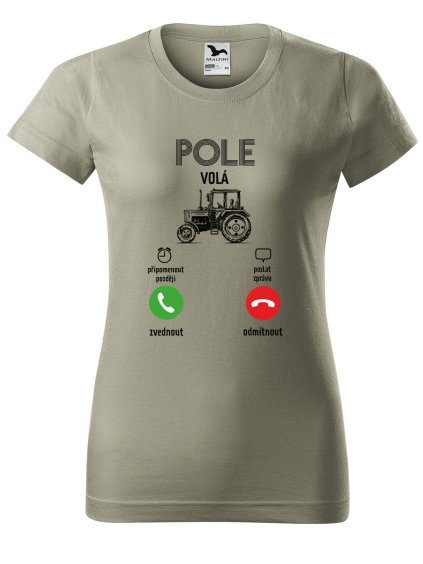 Dámské tričko Pole volá