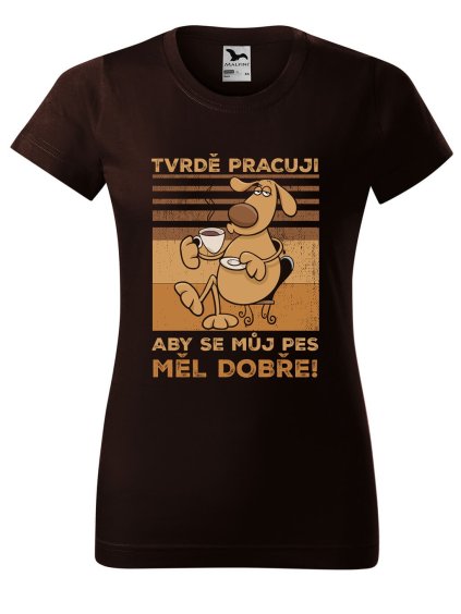 Dámské tričko s potiskem Můj pes