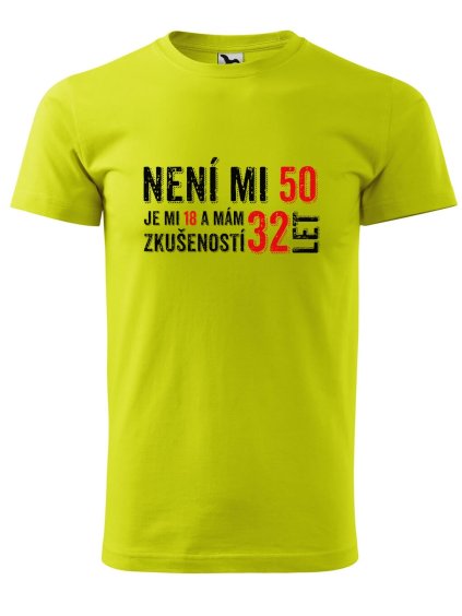 Pánské narozeninové tričko 32 let zkušeností