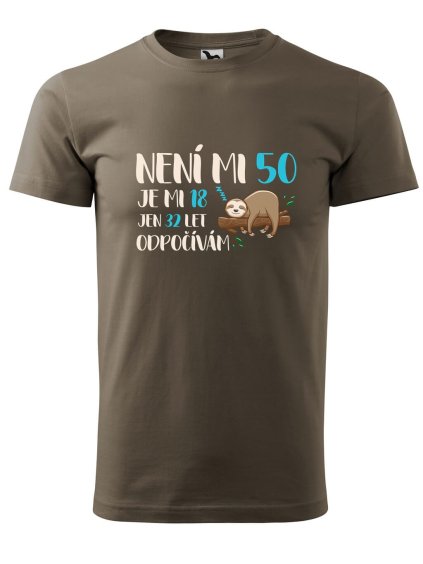 Pánské narozeninové tričko 32 let odpočívám