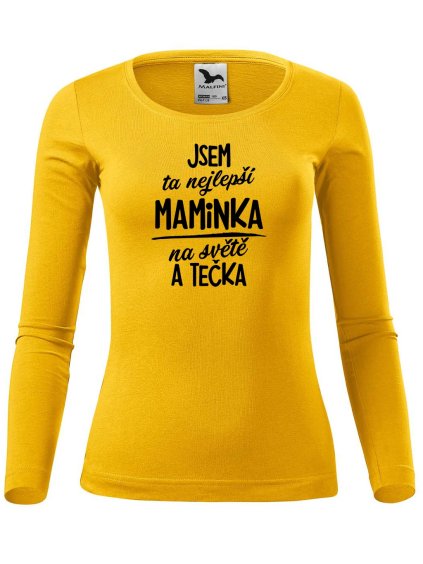 Dámské bavlněné triko Nejlepší maminka na světě