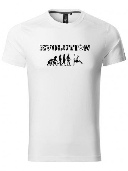 Pánské tričko s potiskem Evoluce FOTBALISTY