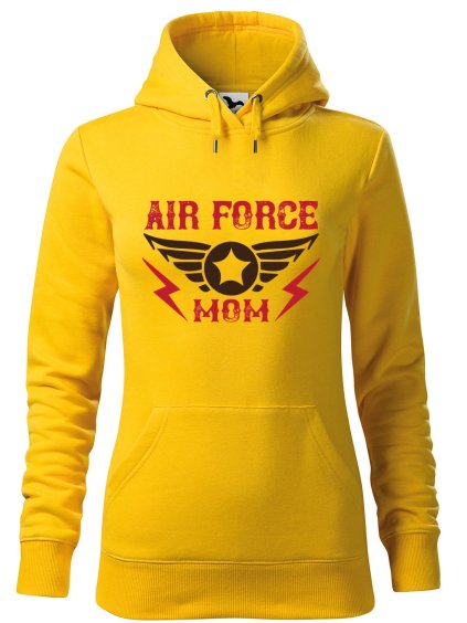Dámská mikina s potiskem Air force mom