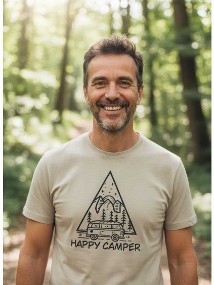 Pánské tričko happy camper
