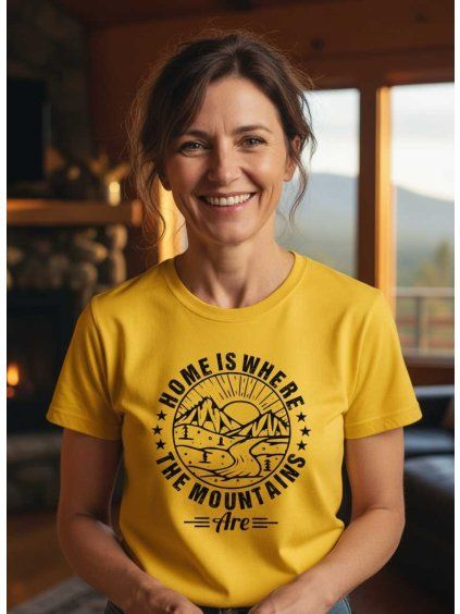 Dámské tričko s potiskem příroda