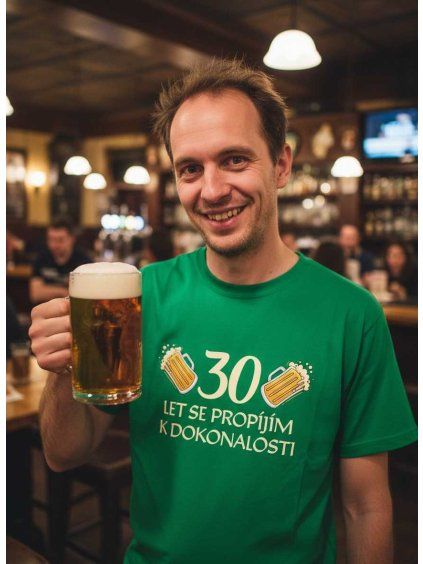 Pánské tričko 30 let se propíjím