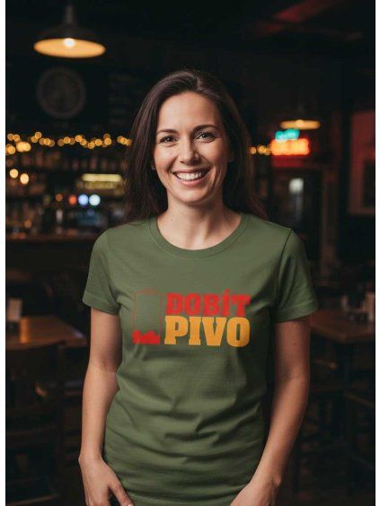 Dámské tričko Dobít pivo