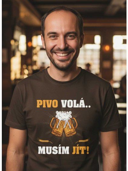 Pánské tričko pivo volá