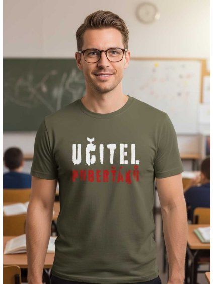 Pánské tričko učitel puberťáků