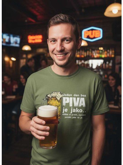 Pánské tričko den bez piva