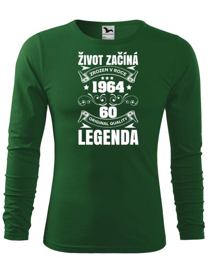 Pánské bavlněné triko Život začíná