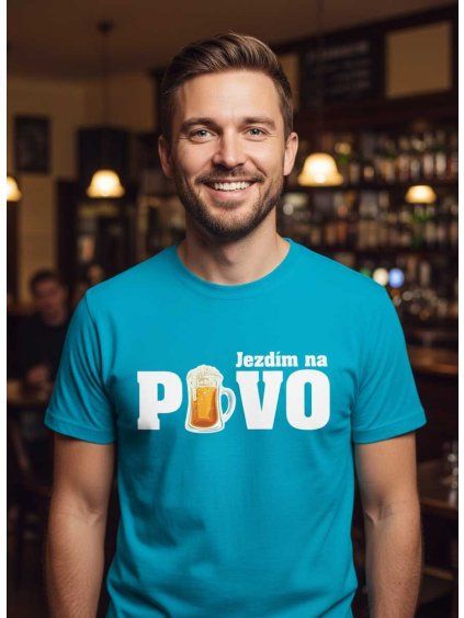 Pánské tričko Jezdím na pivo