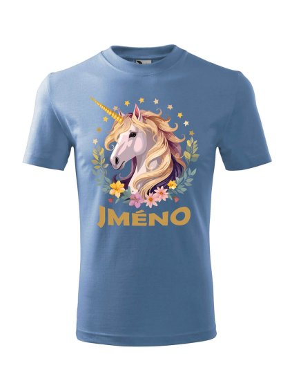 Dětské tričko Jednorožec se jménem