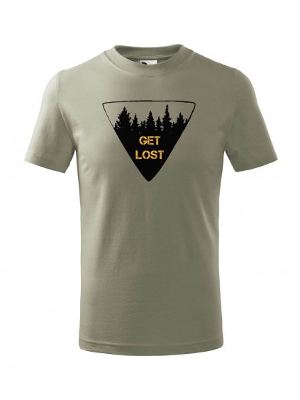 Dětské tričko s potiskem Get lost