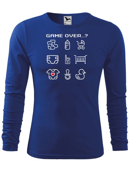 Pánské bavlněné triko Game over děcko
