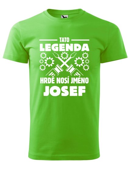 Pánské tričko s potiskem Legenda jméno