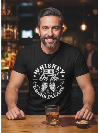Dobrý triko pánské tričko Whiskey