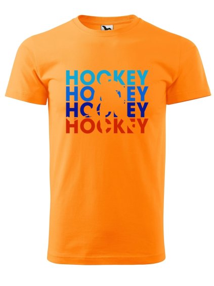 Pánské tričko s potiskem Hockey retro