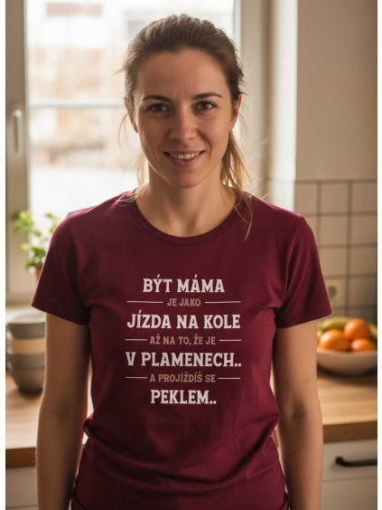Dobrý triko dámské tričko s potiskem být máma