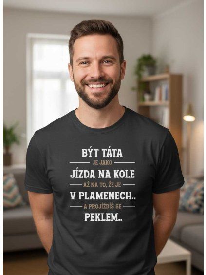 Dobrý triko pánské tričko být táta