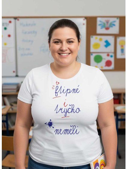 Dámské triko pro učitelku ftipné tričko