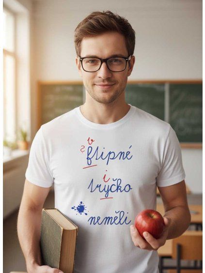 Pánské vtipné tričko pro učitele