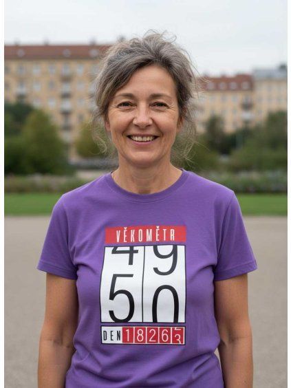 Dámské tričko věkometr 50