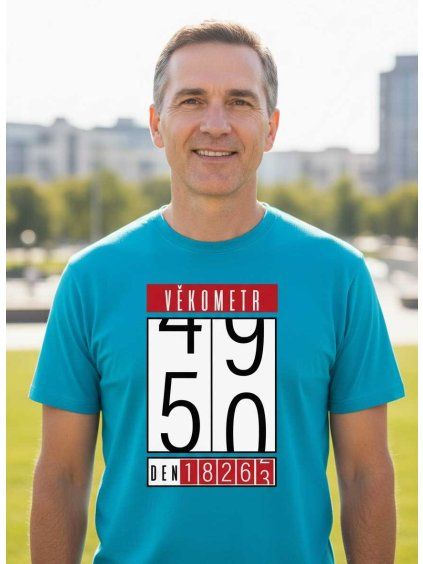 Pánské tričko věkometr 50