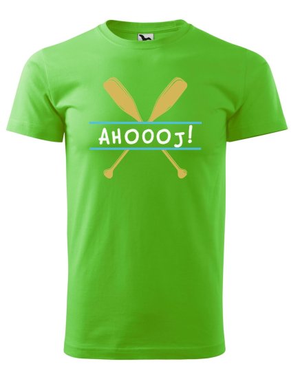 Pánské tričko s potiskem Ahoooj!