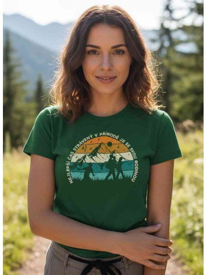 Dámské tričko příroda