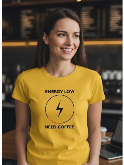 Dámské tričko Need coffee