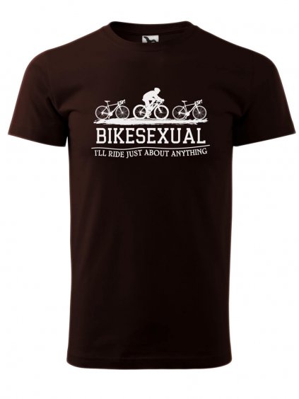 Pánské tričko s potiskem Bikesexual