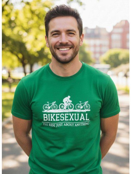 Dobrý triko pánské tričko bikesexual