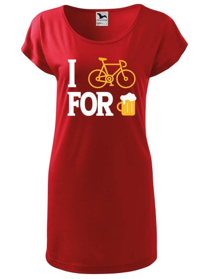 Dámské tričko/šaty For beer (Velikost - všechny NOVÉ 2XL, dámské šaty love Černá)