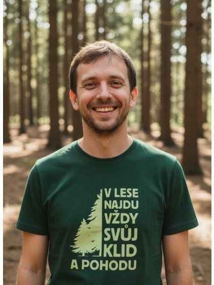 Pánské tričko V lese najdu