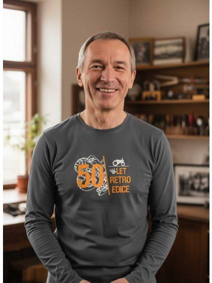 Retro edice traktor pánské triko