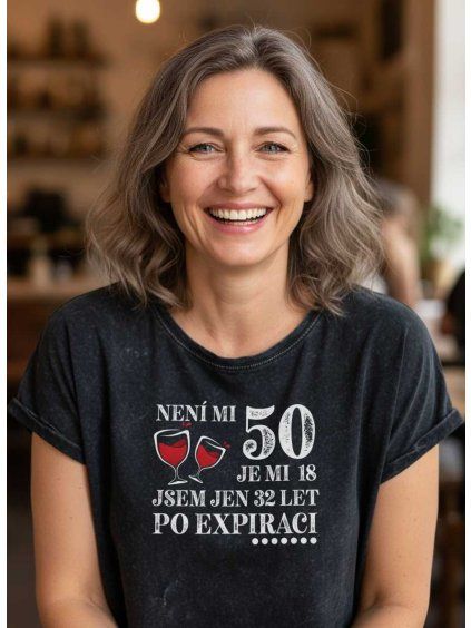 Dámské oversize tričko není mi 50