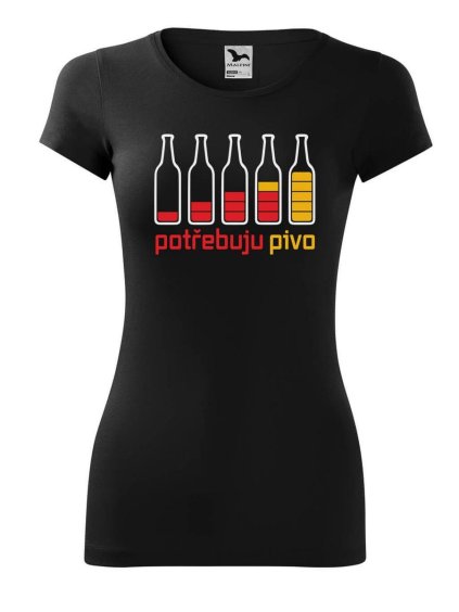 2310 1 damske tricko potrebuju pivo