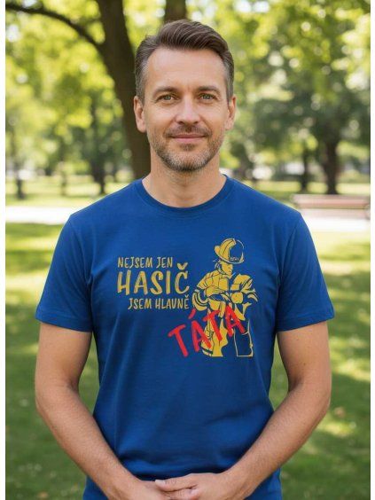 Pánské tričko hasič táta