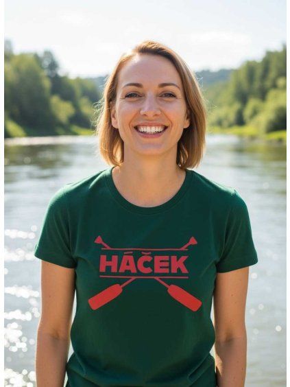 Dobrý triko dámské vodácké tričko háček