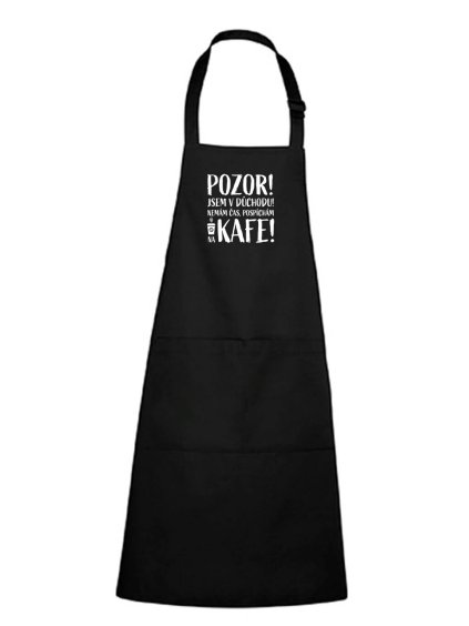 zástěra černá
